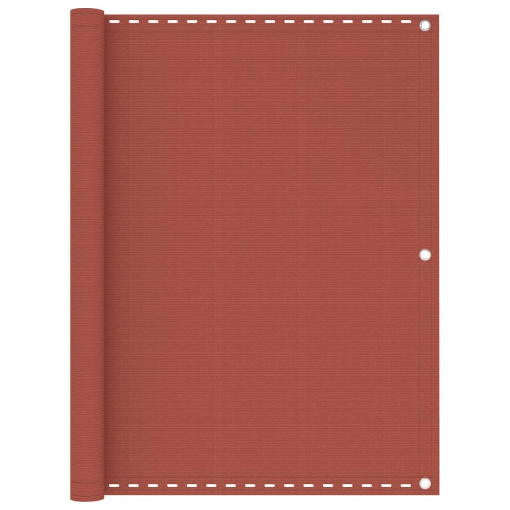 vidaXL Balcony Screen Terracotta 120x300 cm HDPE
