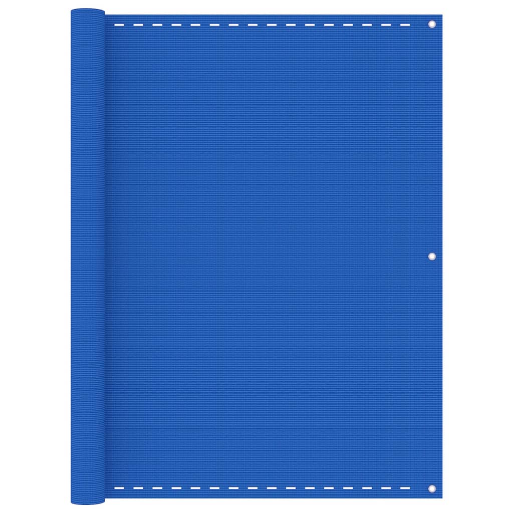 vidaXL Balcony Screen Blue 120x500 cm HDPE