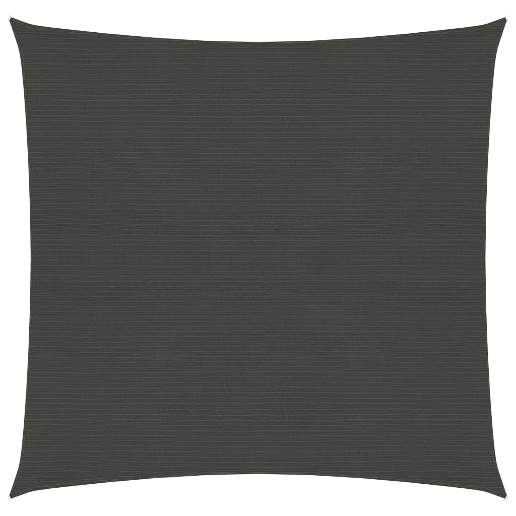 vidaXL Sunshade Sail 160 g/må_ Anthracite 3x3 m HDPE