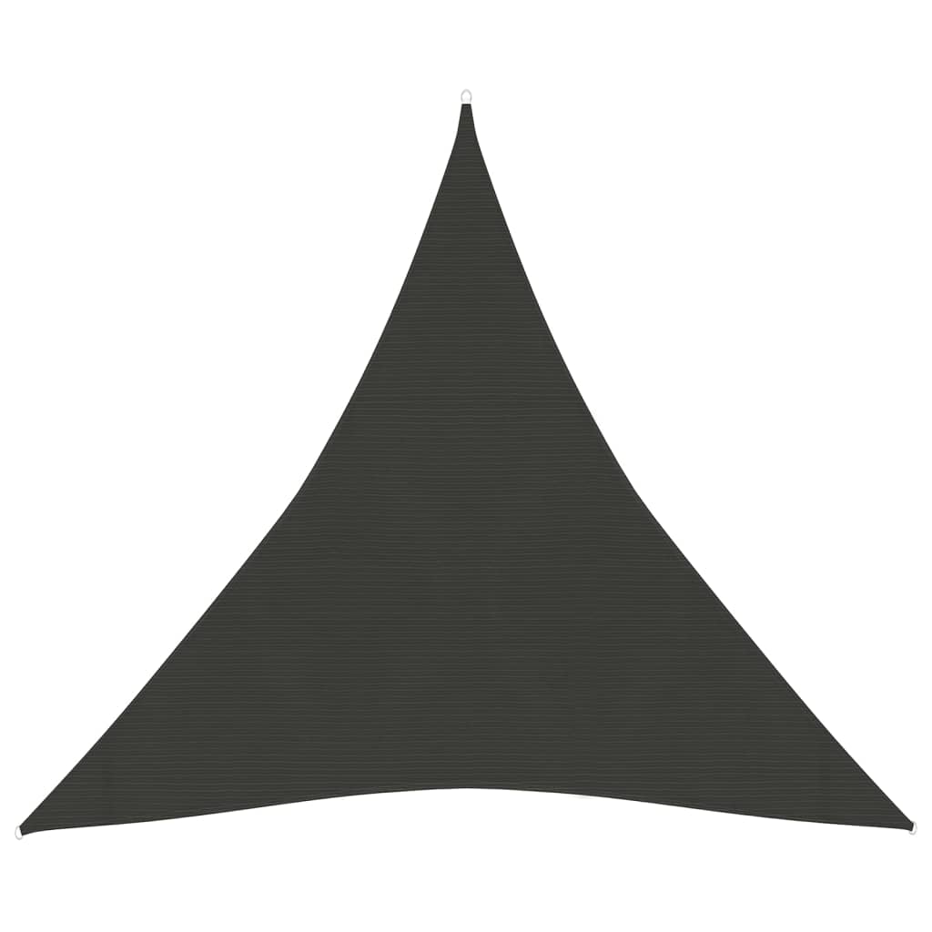 vidaXL Sunshade Sail 160 g/må_ Anthracite 4x4x4 m HDPE