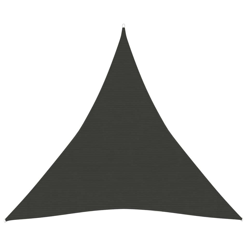 vidaXL Sunshade Sail 160 g/må_ Anthracite 4.5x4.5x4.5 m HDPE
