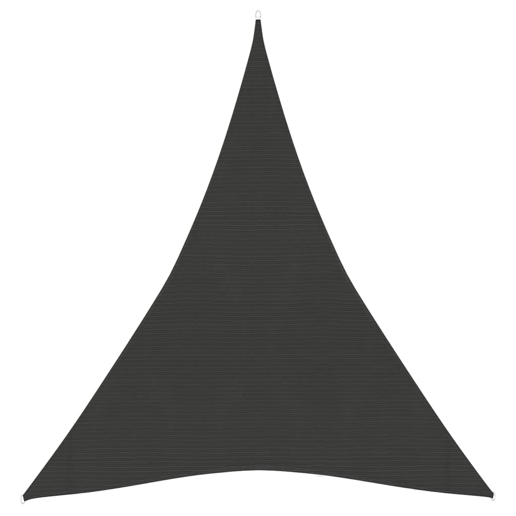 vidaXL Sunshade Sail 160 g/må_ Anthracite 4x5x5 m HDPE