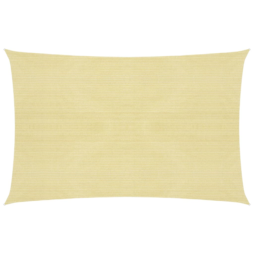 vidaXL Sunshade Sail 160 g/må_ Beige 3x4 m HDPE