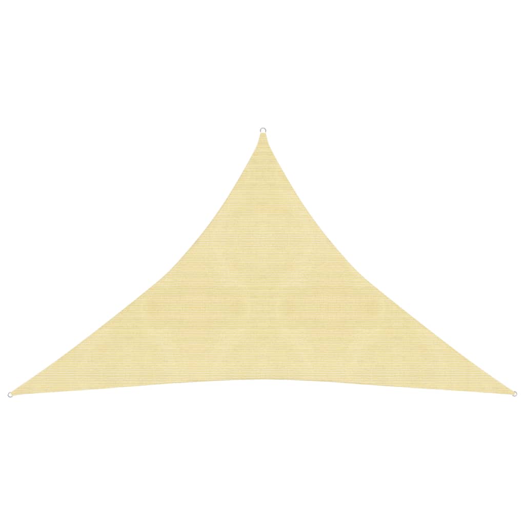 vidaXL Sunshade Sail 160 g/må_ Beige 3x3x4.2 m HDPE