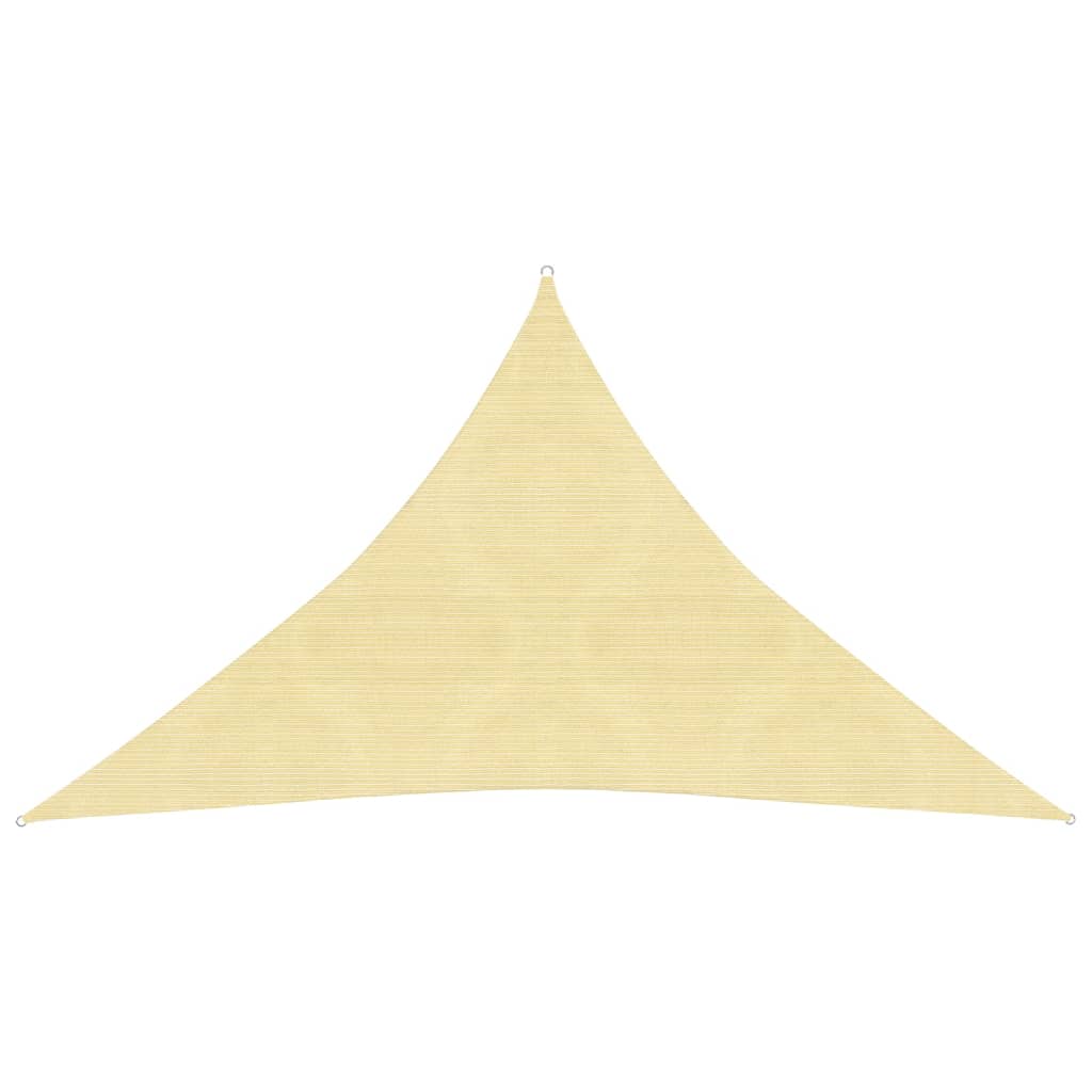 vidaXL Sunshade Sail 160 g/må_ Beige 4x4x5.8 m HDPE