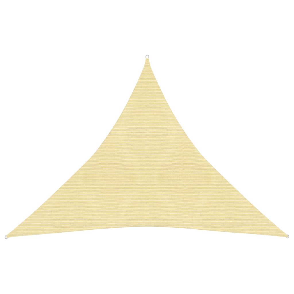 vidaXL Sunshade Sail 160 g/må_ Beige 4.5x4.5x4.5 m HDPE