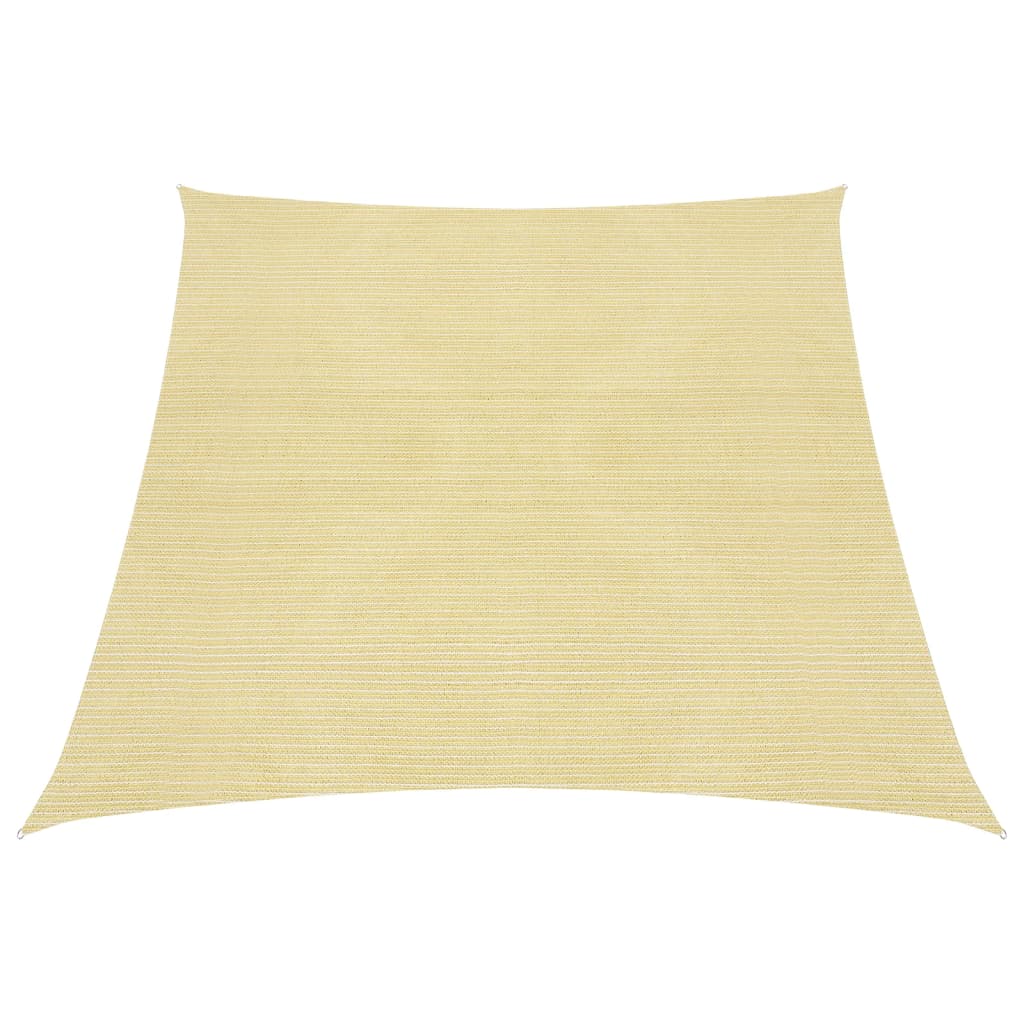 vidaXL Sunshade Sail 160 g/må_ Beige 3/4x3 m HDPE