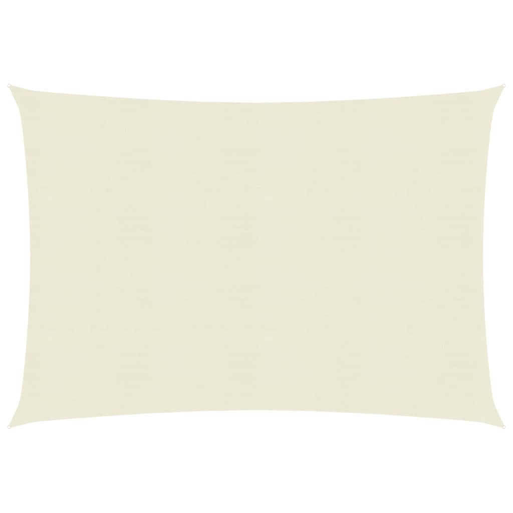 vidaXL Sunshade Sail 160 g/må_ Cream 2.5x3 m HDPE