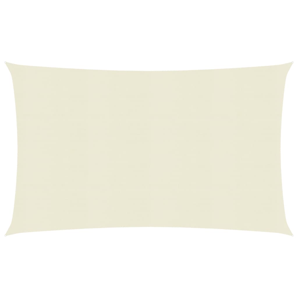 vidaXL Sunshade Sail 160 g/må_ Cream 5x7 m HDPE