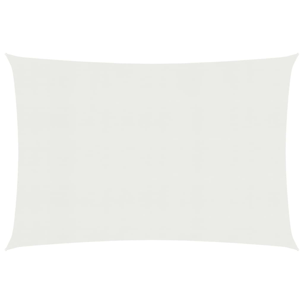 vidaXL Sunshade Sail 160 g/må_ White 2x3.5 m HDPE