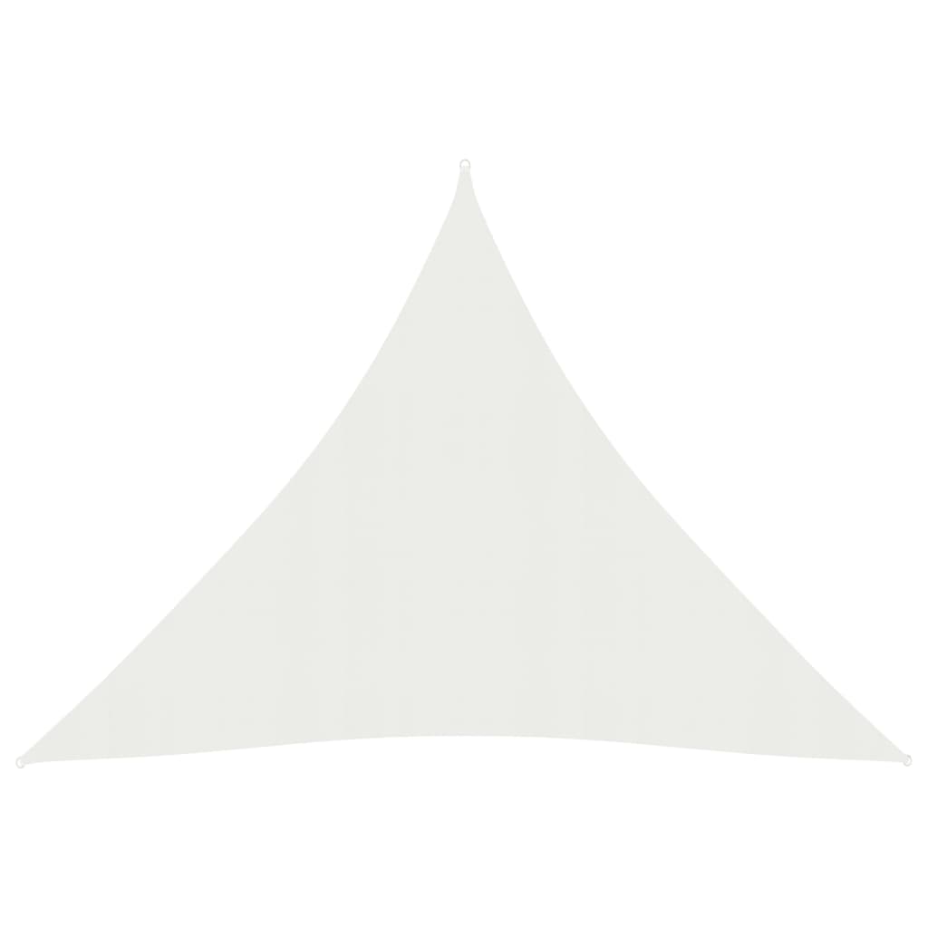 vidaXL Sunshade Sail 160 g/må_ White 3x3x3 m HDPE