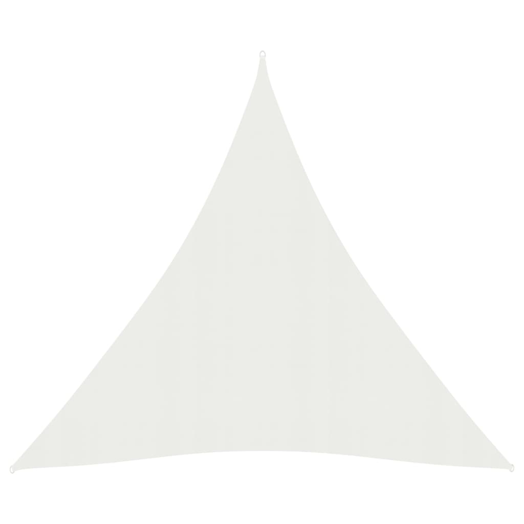 vidaXL Sunshade Sail 160 g/må_ White 4x5x5 m HDPE