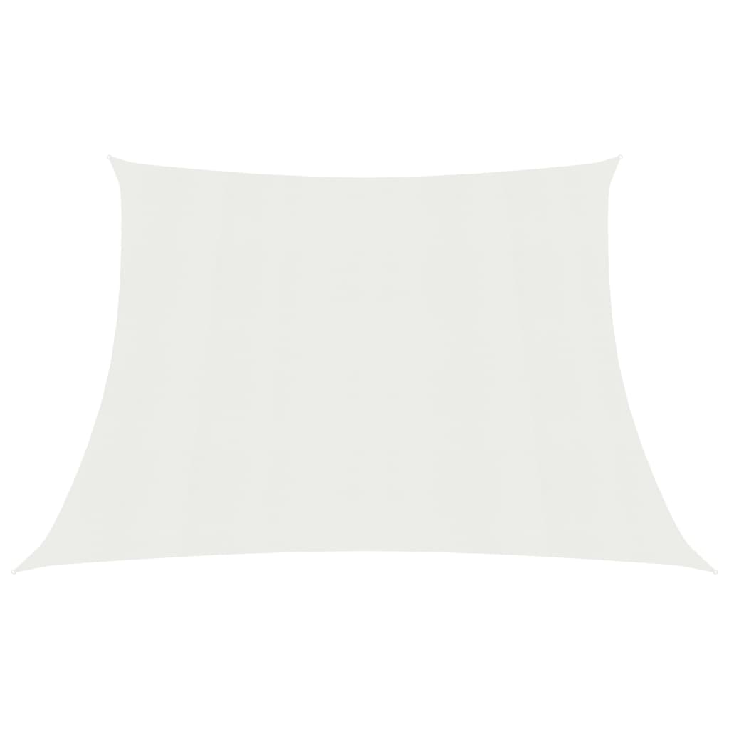 vidaXL Sunshade Sail 160 g/må_ White 3/4x2 m HDPE