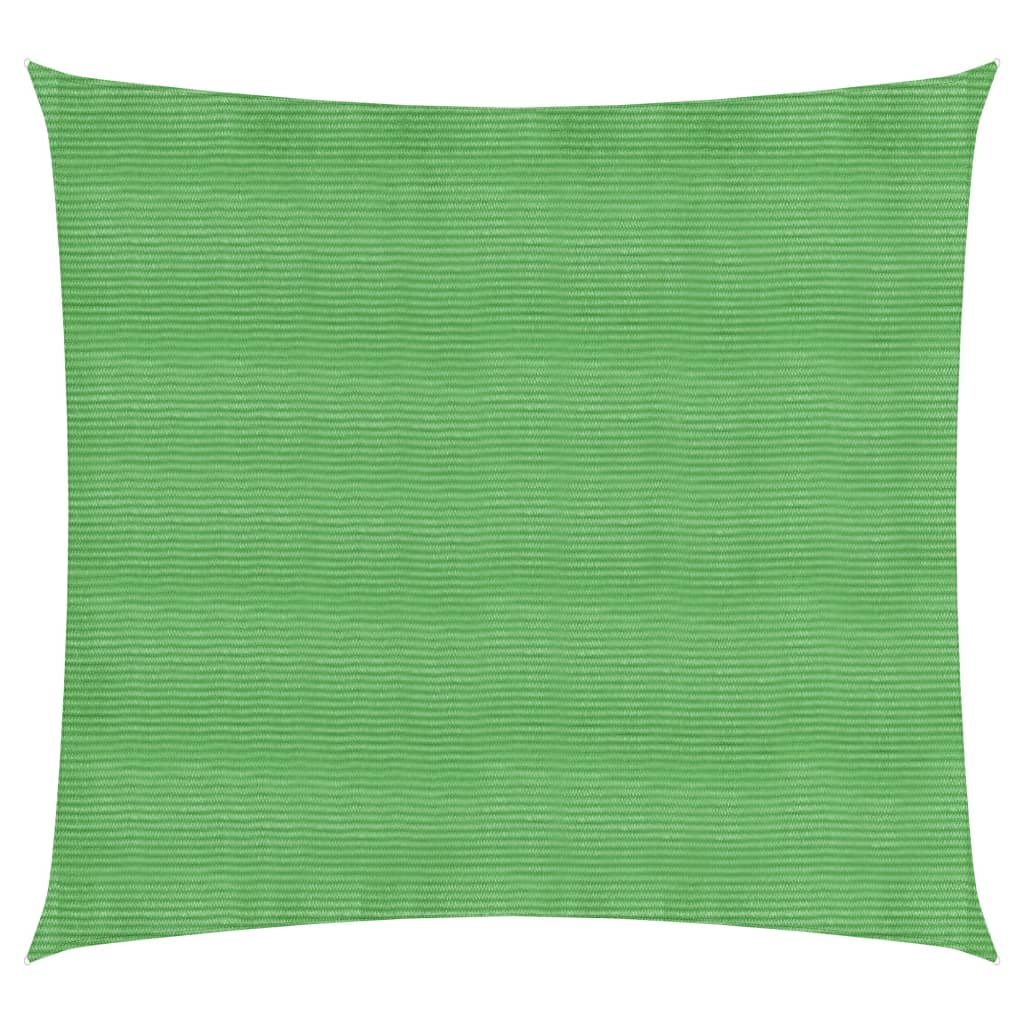 vidaXL Sunshade Sail 160 g/må_ Light Green 3.6x3.6 m HDPE