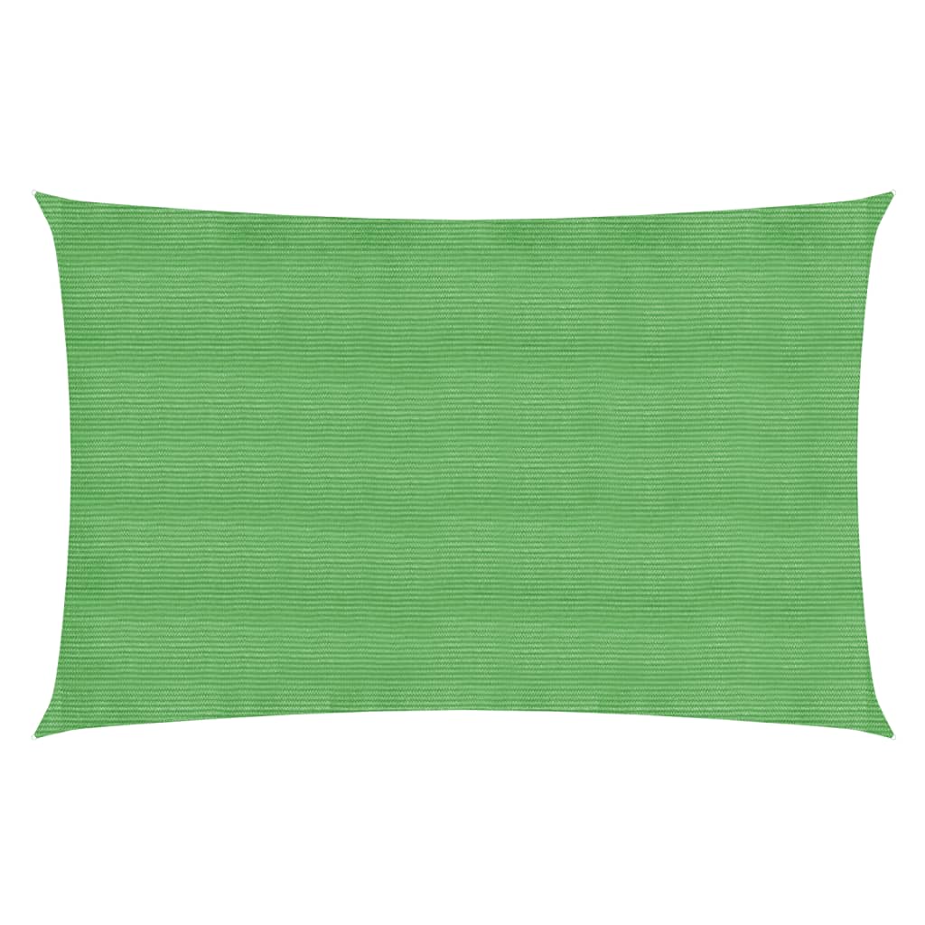 vidaXL Sunshade Sail 160 g/må_ Light Green 2x5 m HDPE