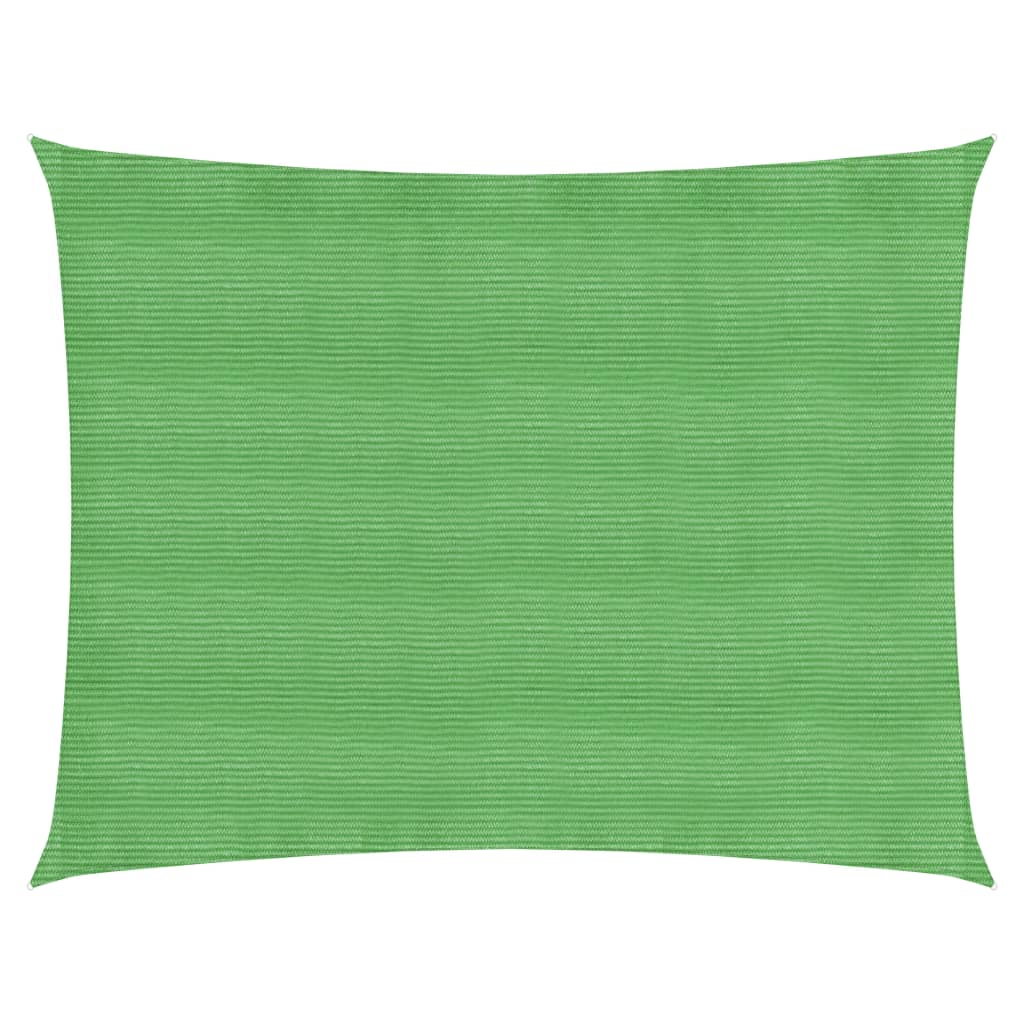 vidaXL Sunshade Sail 160 g/må_ Light Green 3.5x4.5 m HDPE