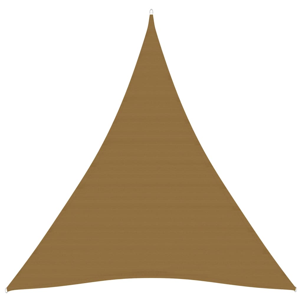 vidaXL Sunshade Sail 160 g/må_ Taupe 3x4x4 m HDPE