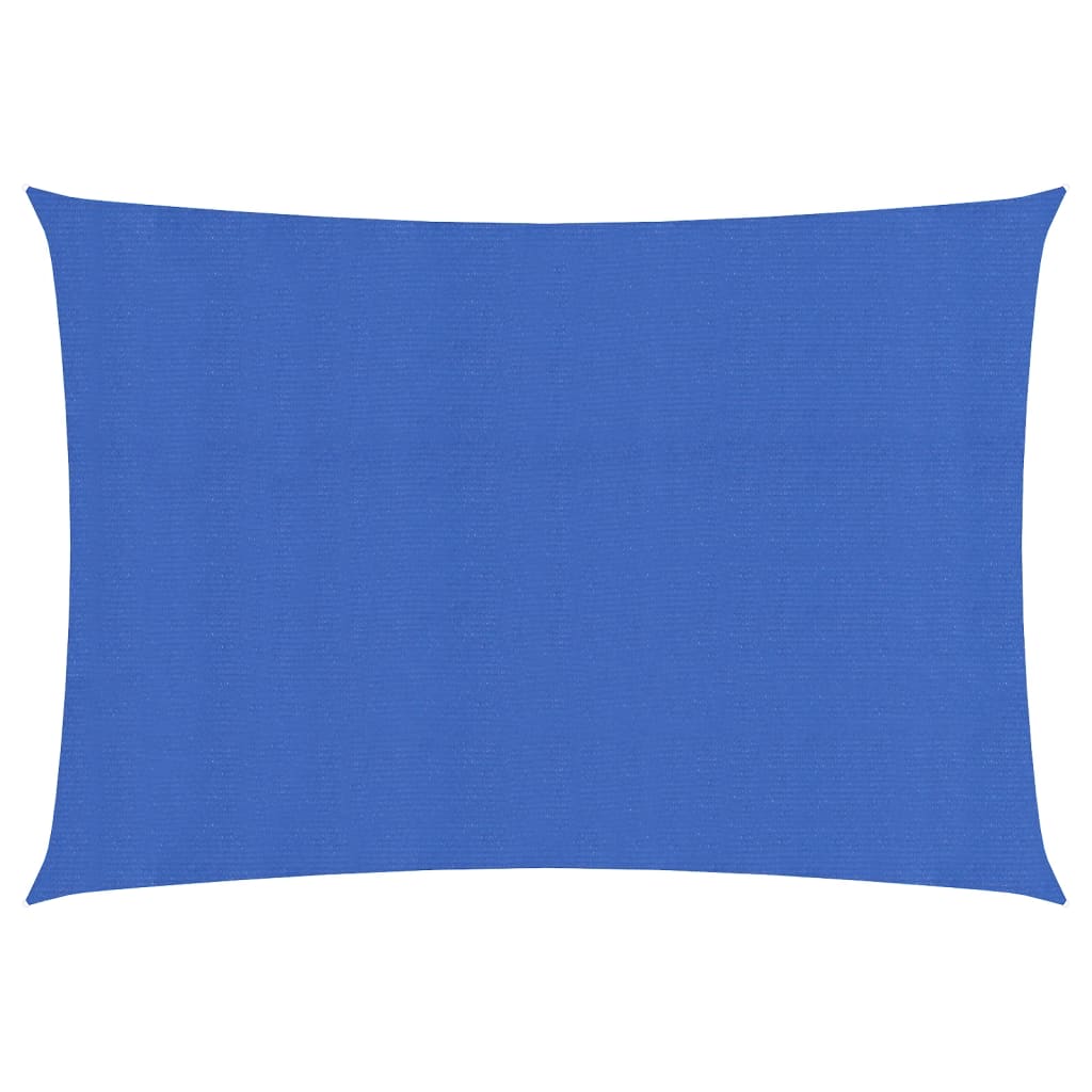 vidaXL Sunshade Sail 160 g/må_ Blue 2.5x4 m HDPE