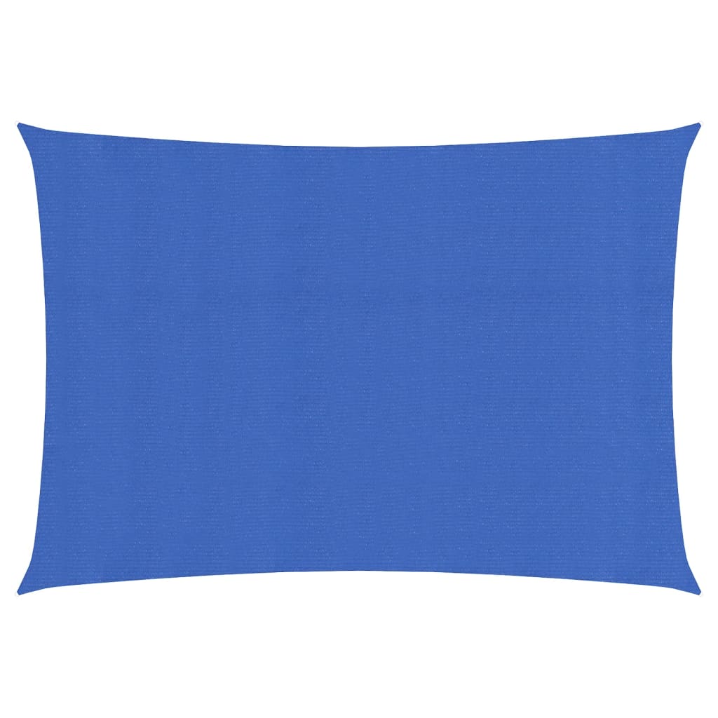 vidaXL Sunshade Sail 160 g/må_ Blue 2.5x4.5 m HDPE