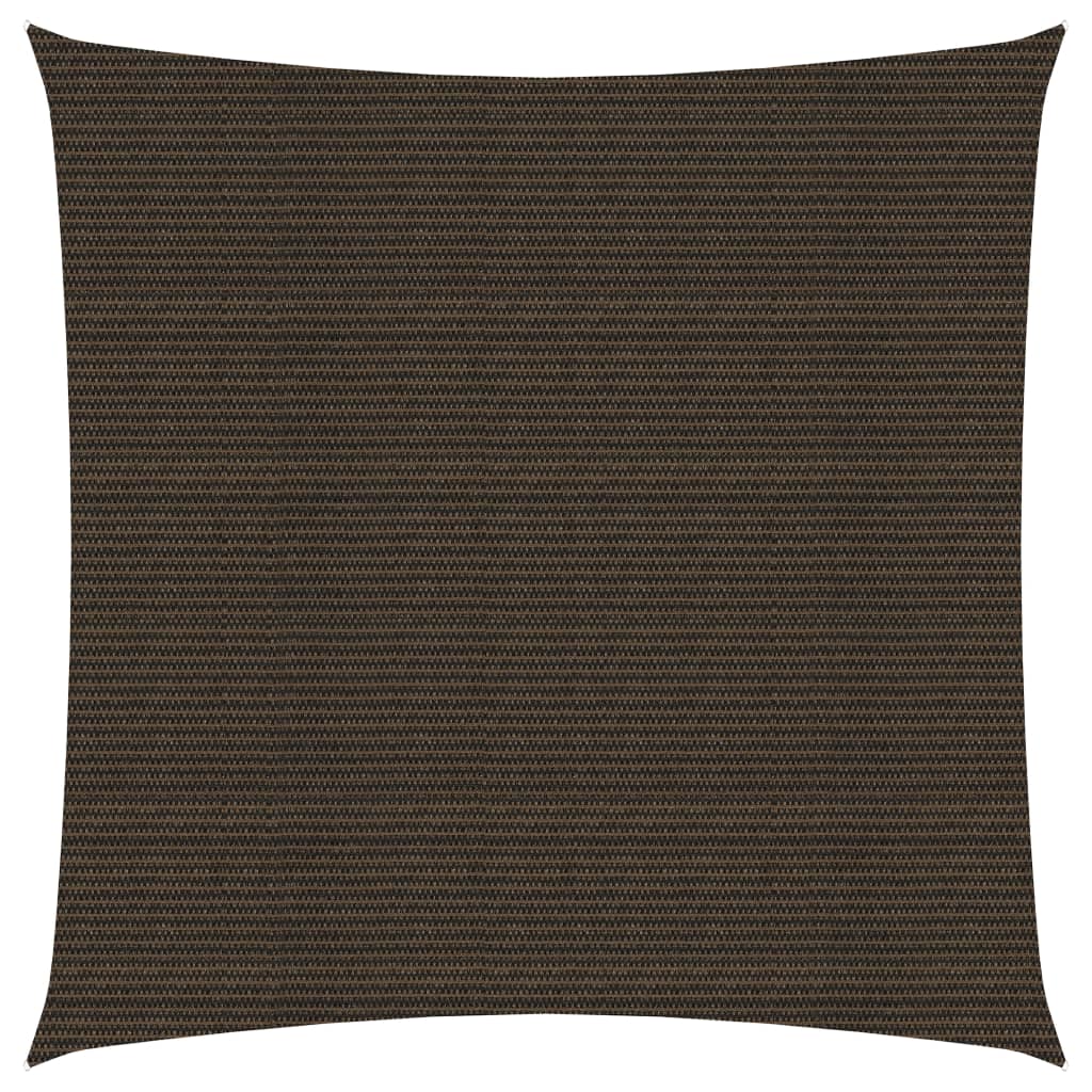 vidaXL Sunshade Sail 160 g/må_ Brown 3.6x3.6 m HDPE