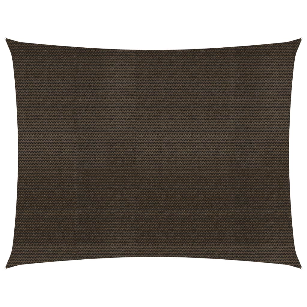 vidaXL Sunshade Sail 160 g/må_ Brown 3.5x4.5 m HDPE