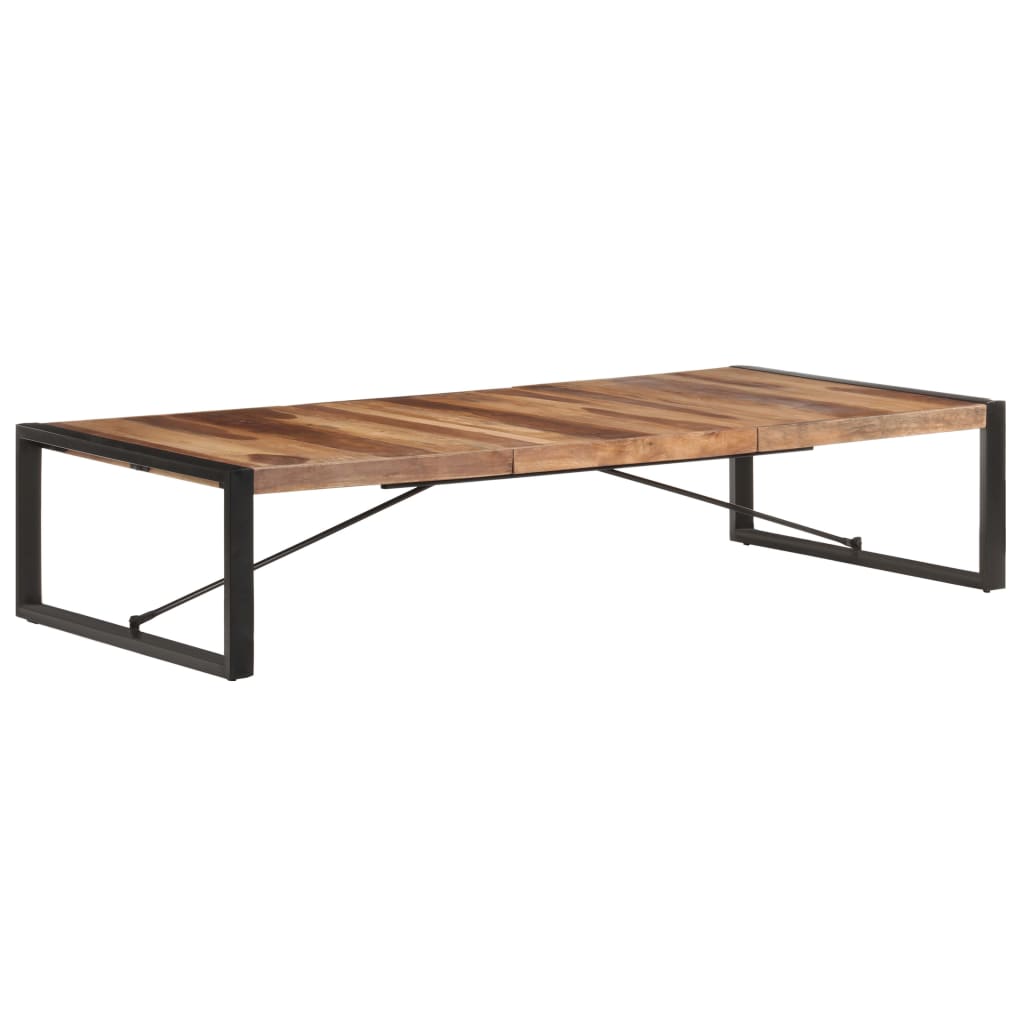 vidaXL Coffee Table 180x90x40 cm Solid Wood with Sheesham Finish