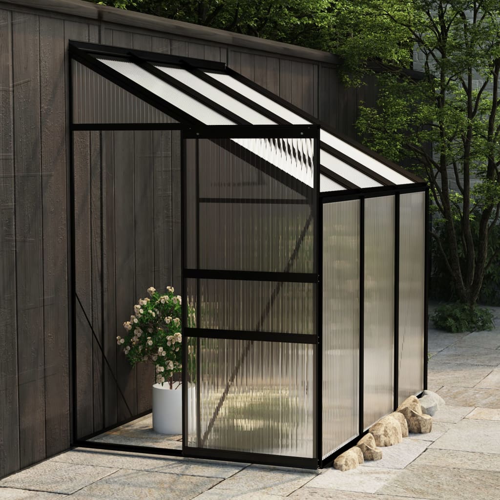 vidaXL Greenhouse Anthracite Aluminium 3.97 må_