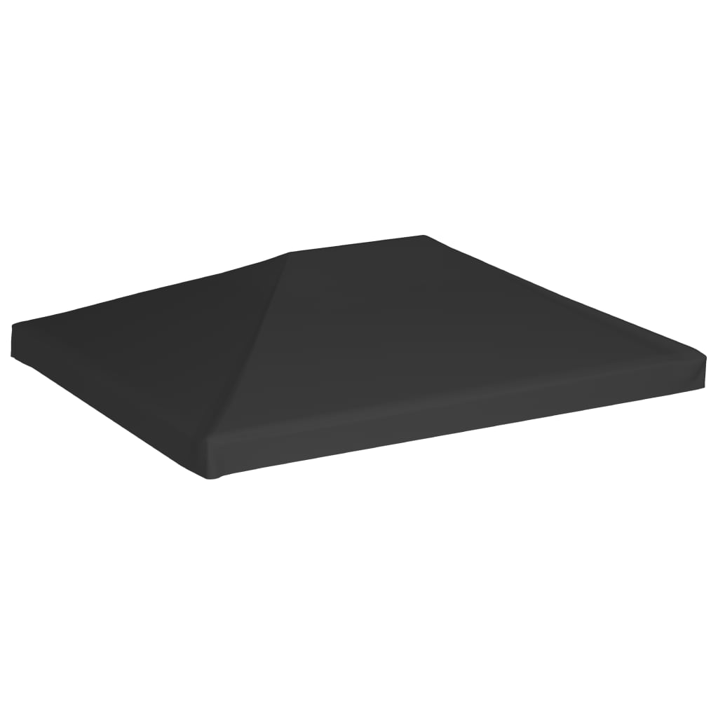 vidaXL Gazebo Top Cover 270 g/må_ 4x3 m Black