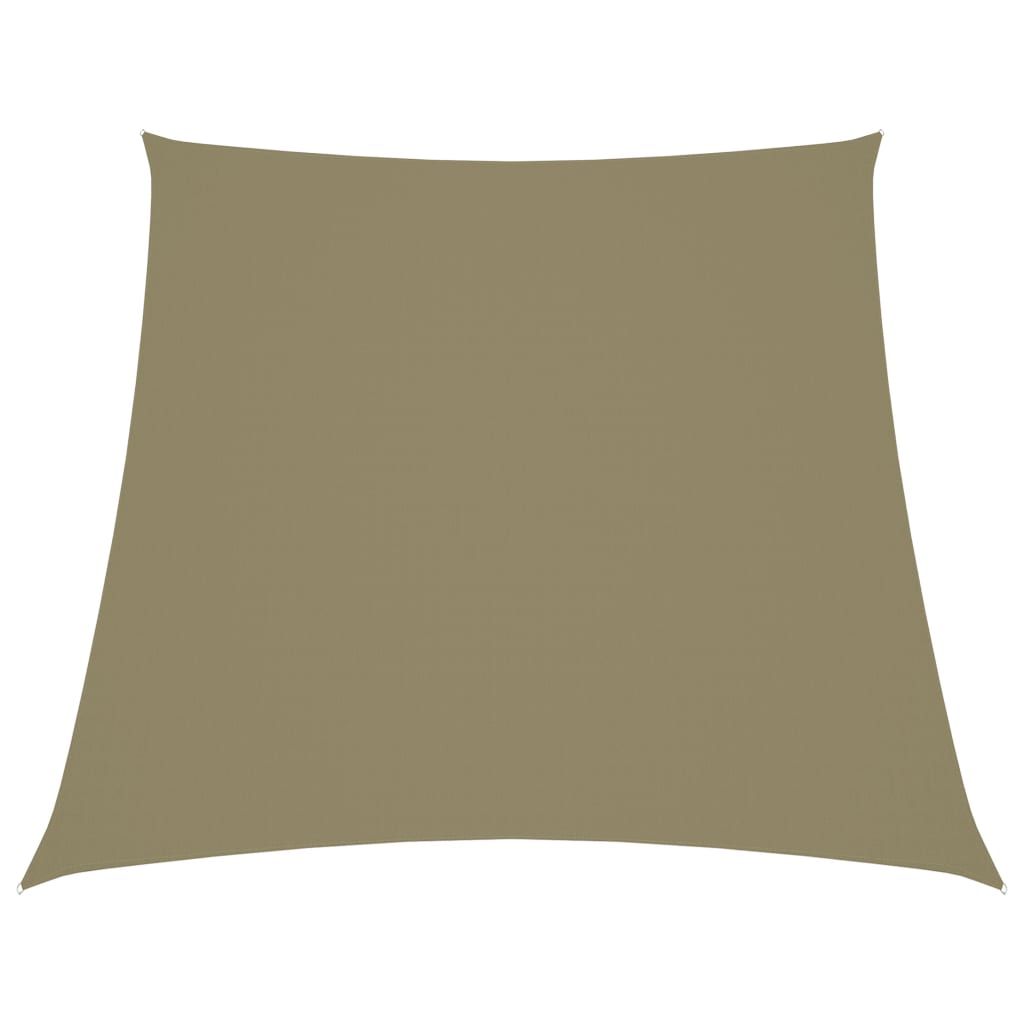 vidaXL Sunshade Sail Oxford Fabric Trapezium 4/5x4 m Beige