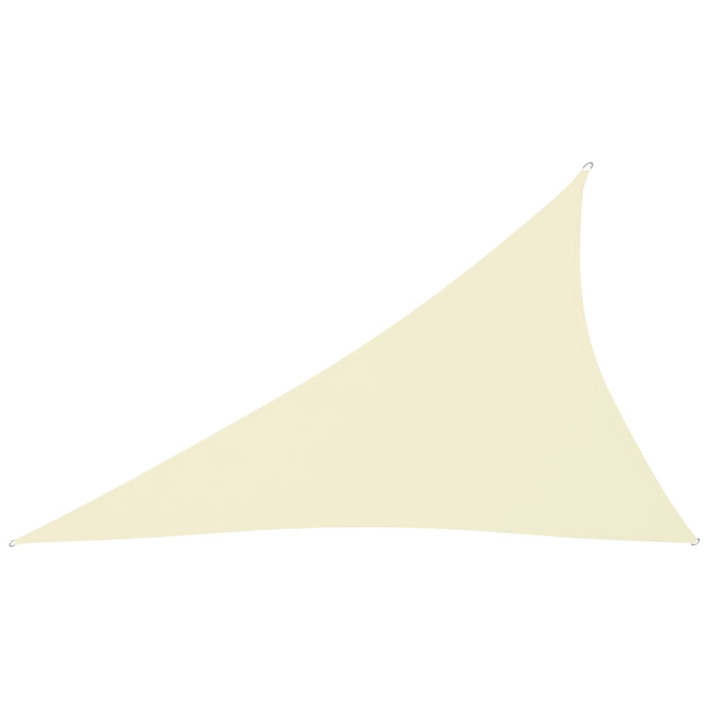 vidaXL Sunshade Sail Oxford Fabric Triangular 3x4x5 m Cream