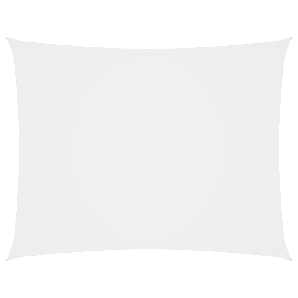 vidaXL Sunshade Sail Oxford Fabric Rectangular 2x4 m White