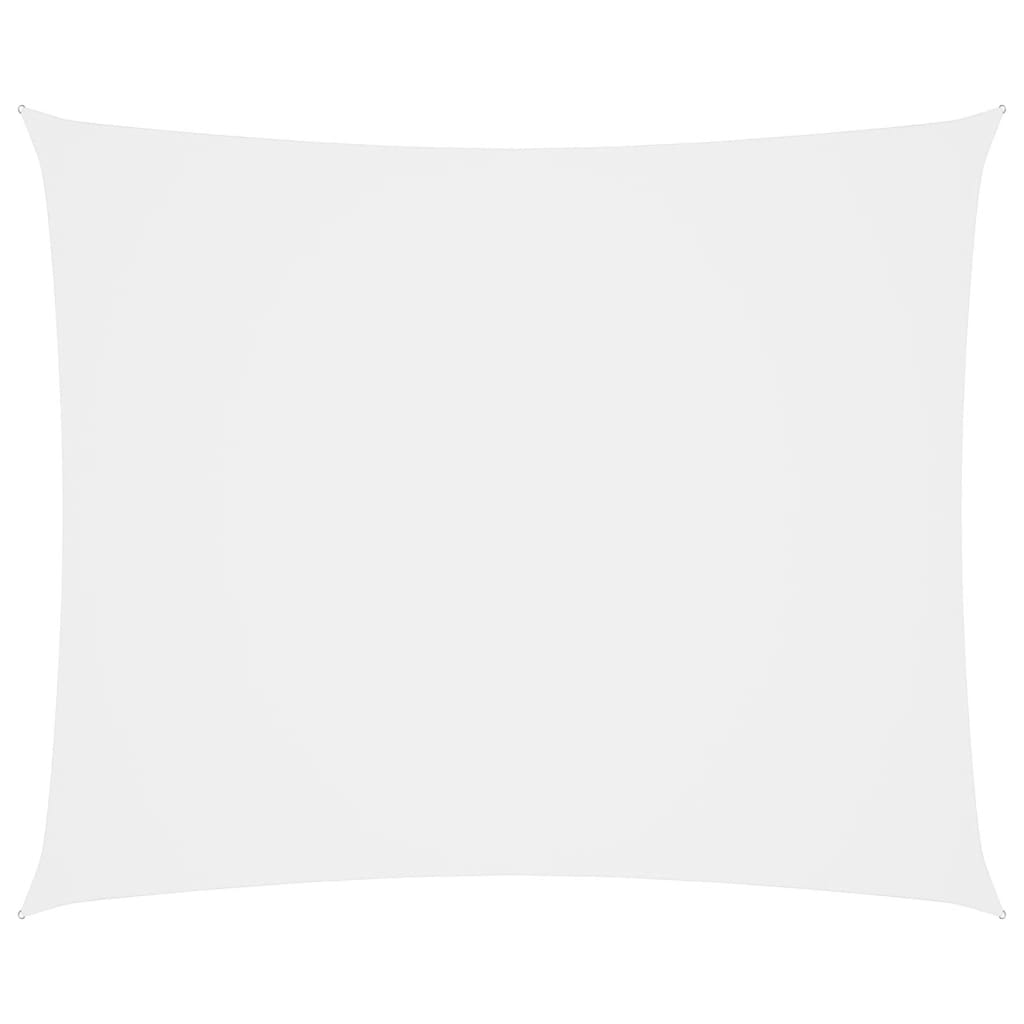 vidaXL Sunshade Sail Oxford Fabric Rectangular 5x7 m White