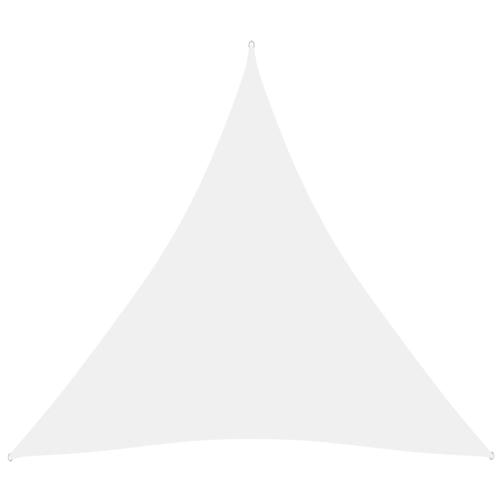 vidaXL Sunshade Sail Oxford Fabric Triangular 3x3x3 m White