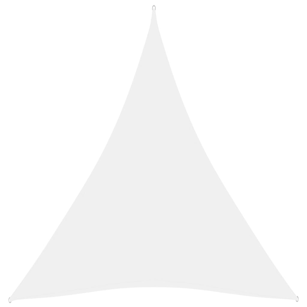vidaXL Sunshade Sail Oxford Fabric Triangular 3x4x4 m White