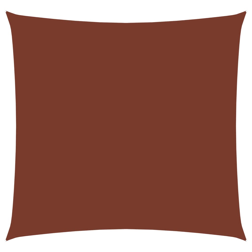 vidaXL Sunshade Sail Oxford Fabric Square 4.5x4.5 m Terracotta