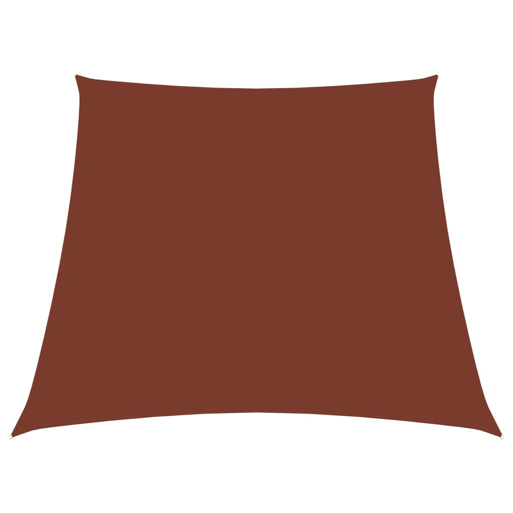 vidaXL Sunshade Sail Oxford Fabric Trapezium 3/4x3 m Terracotta