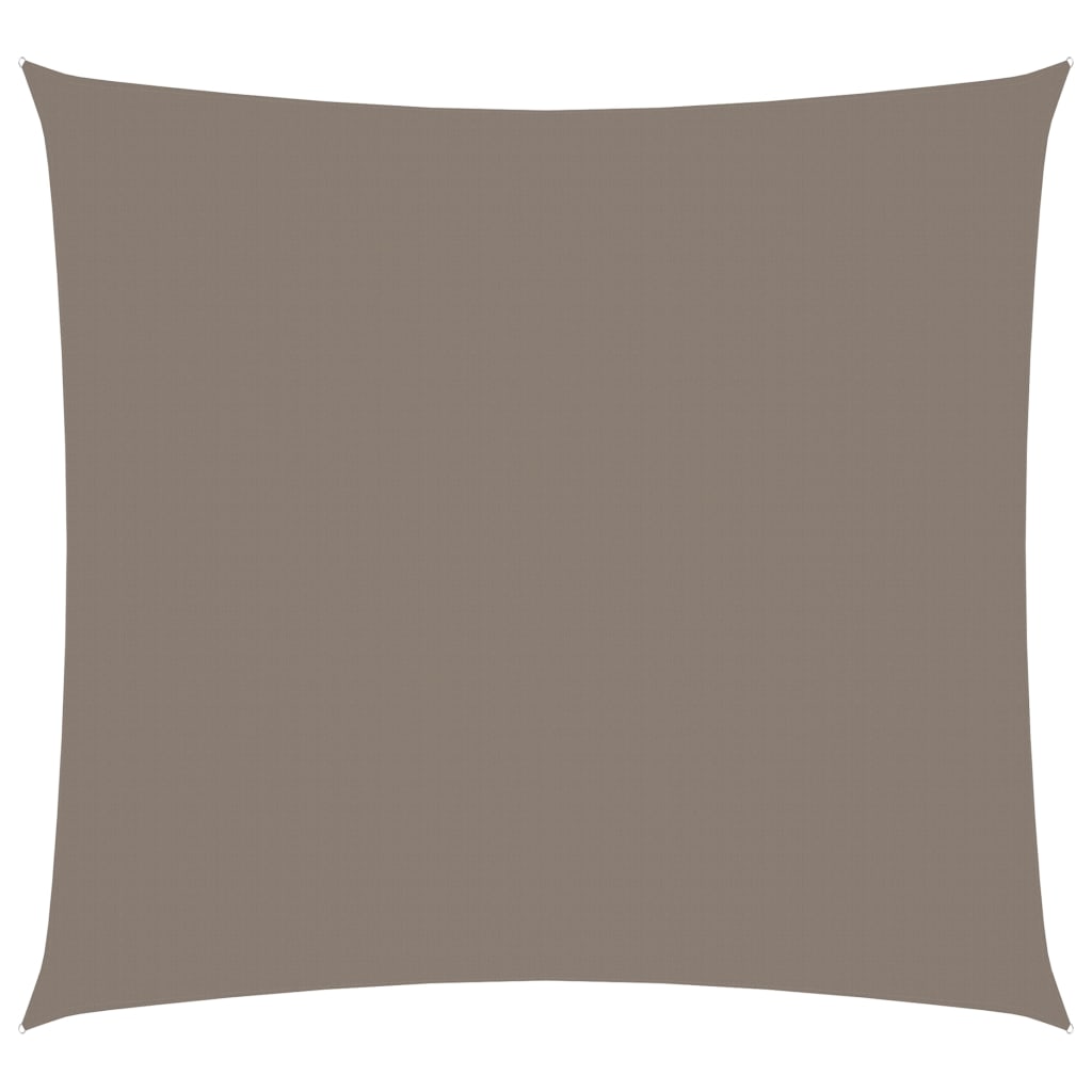 vidaXL Sunshade Sail Oxford Fabric Square 7x7 m Taupe