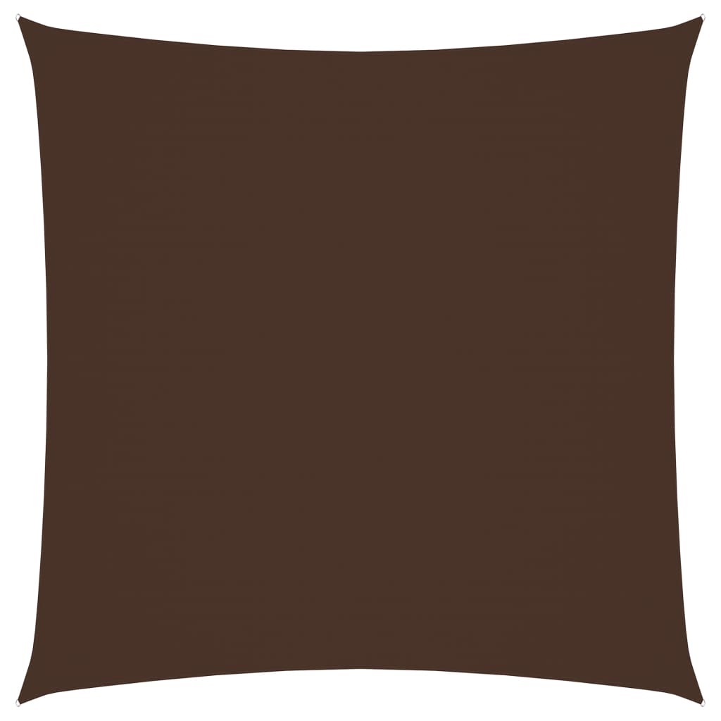 vidaXL Sunshade Sail Oxford Fabric Square 2x2 m Brown
