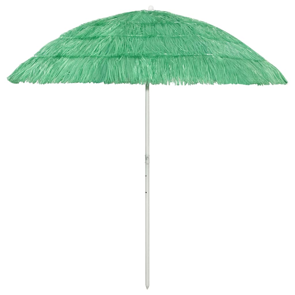 vidaXL Hawaii Beach Umbrella Green 240 cm