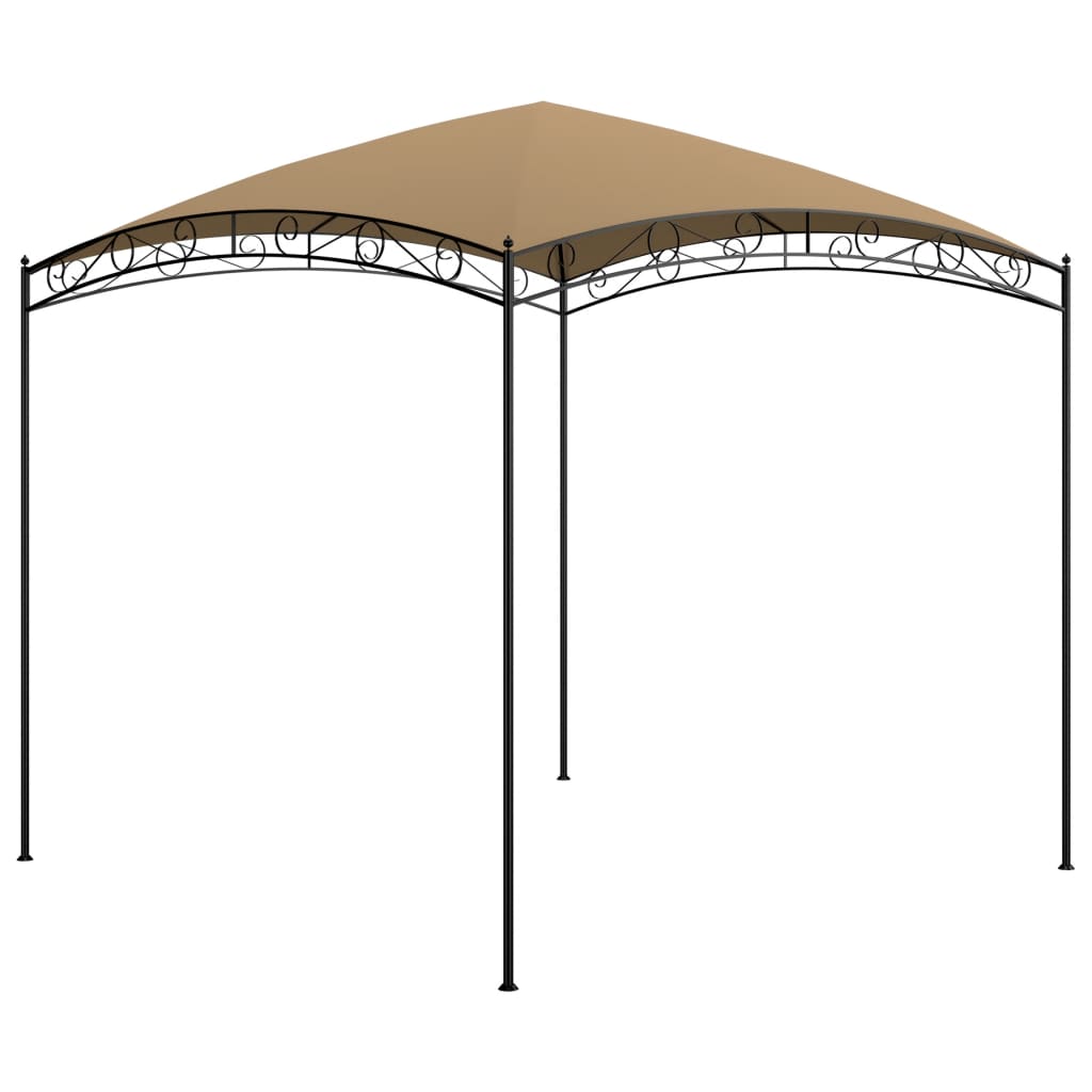 vidaXL Gazebo 3x3x2.65 m Taupe 180 g/må_