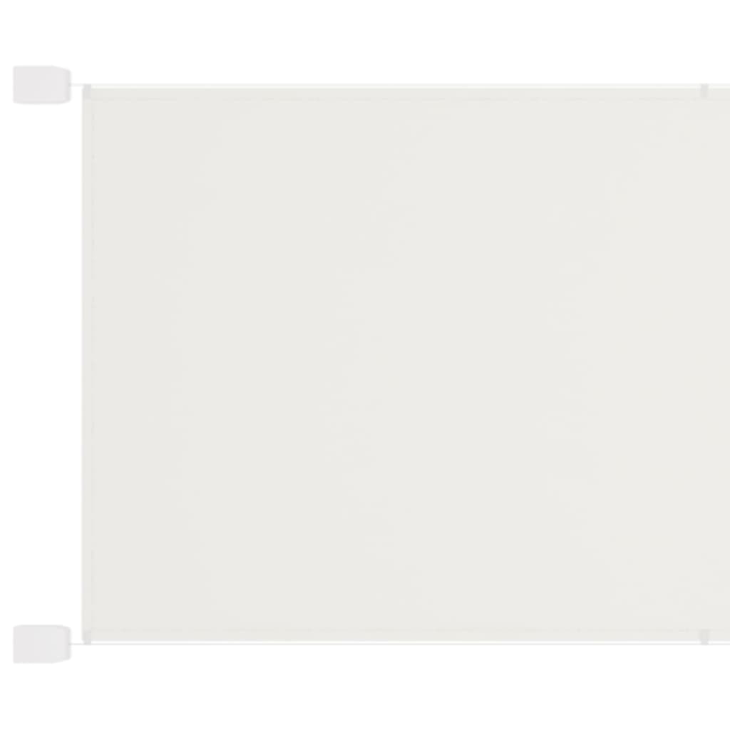 vidaXL Vertical Awning White 100x1200 cm Oxford Fabric