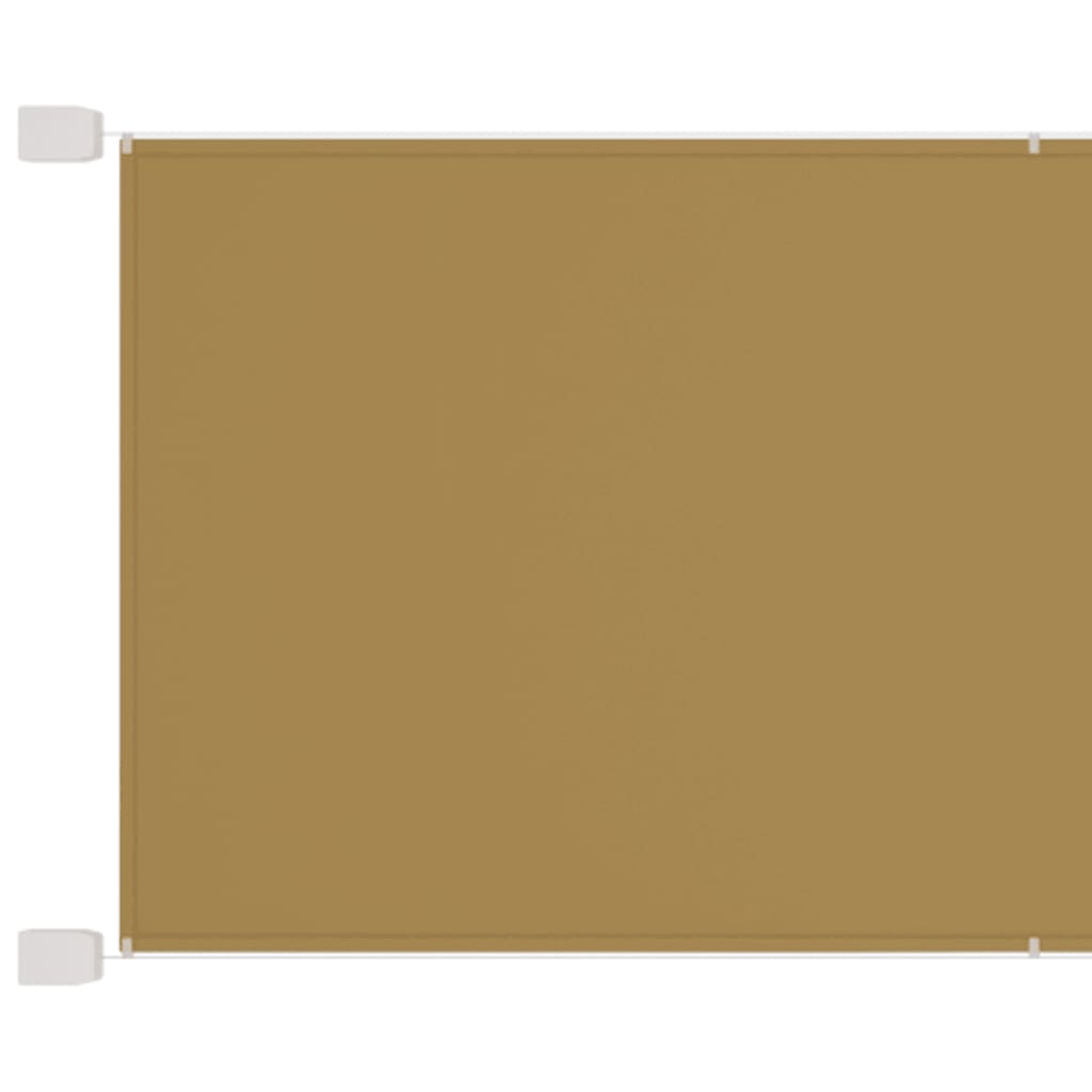 vidaXL Vertical Awning Beige 100x800 cm Oxford Fabric