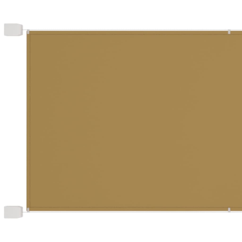 vidaXL Vertical Awning Beige 300x270 cm Oxford Fabric