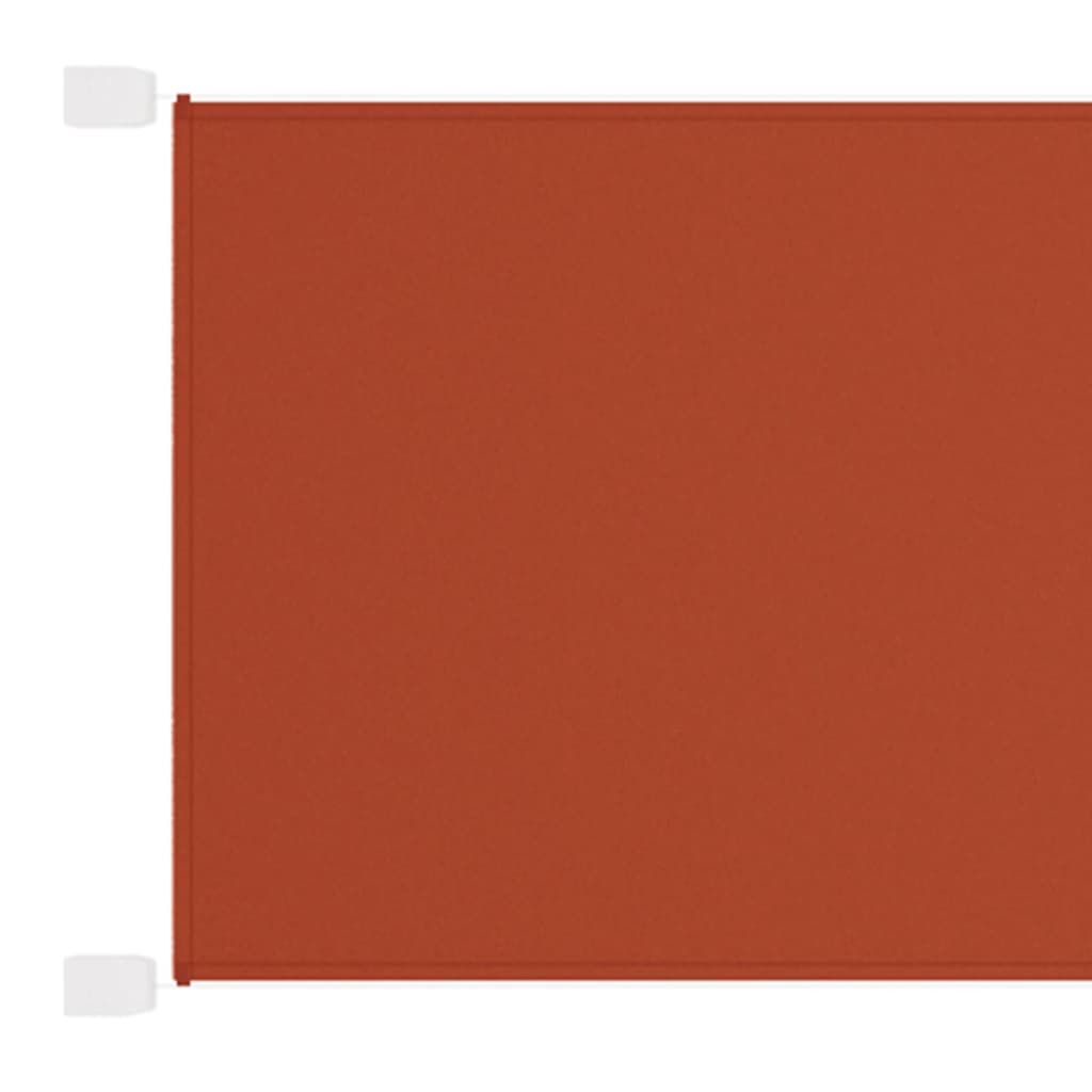 vidaXL Vertical Awning Terracotta 140x800 cm Oxford Fabric