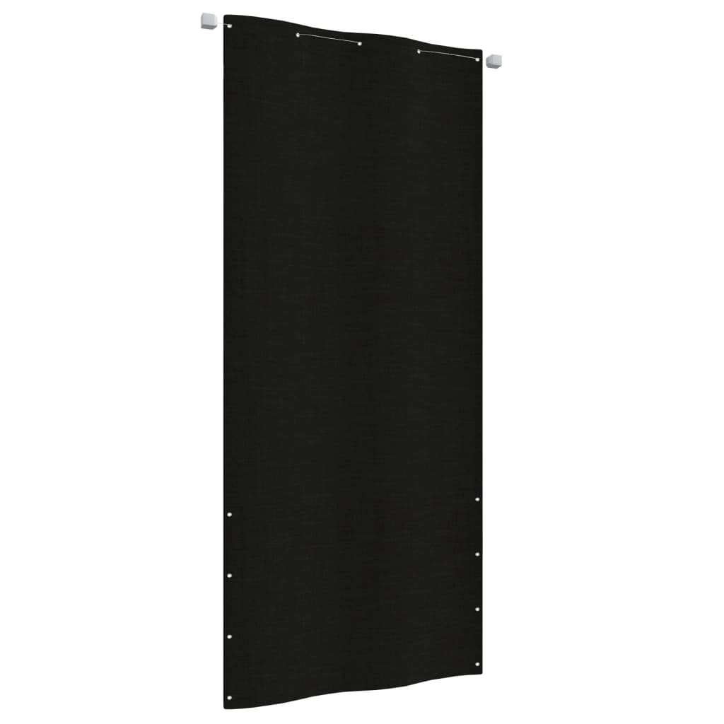 vidaXL Balcony Screen Black 100x240 cm Oxford Fabric