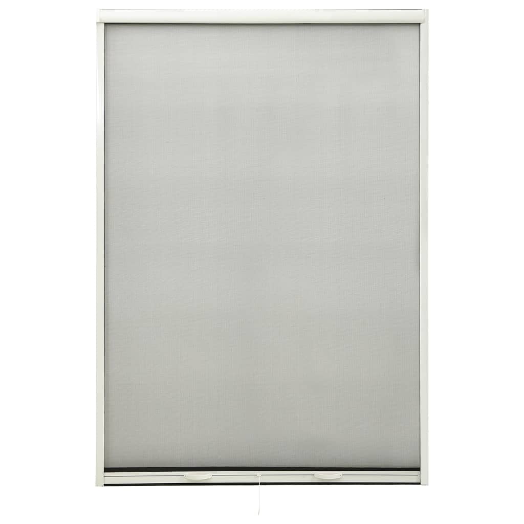 vidaXL Roll down Insect Screen for Windows White 110x170 cm