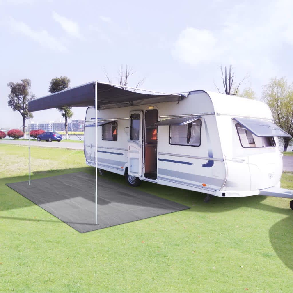 vidaXL Tent Carpet 250x450 cm Light Grey