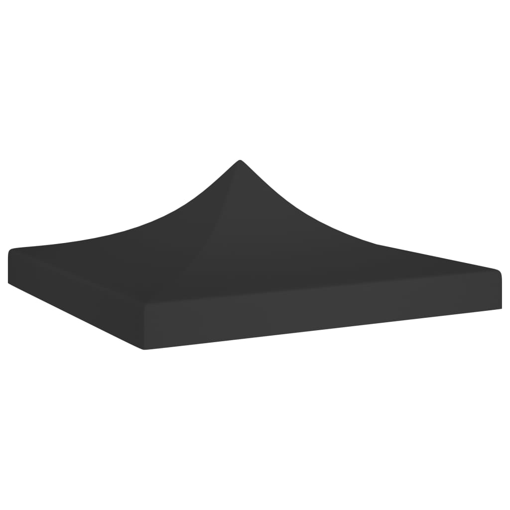 vidaXL Party Tent Roof 3x3 m Black 270 g/må_