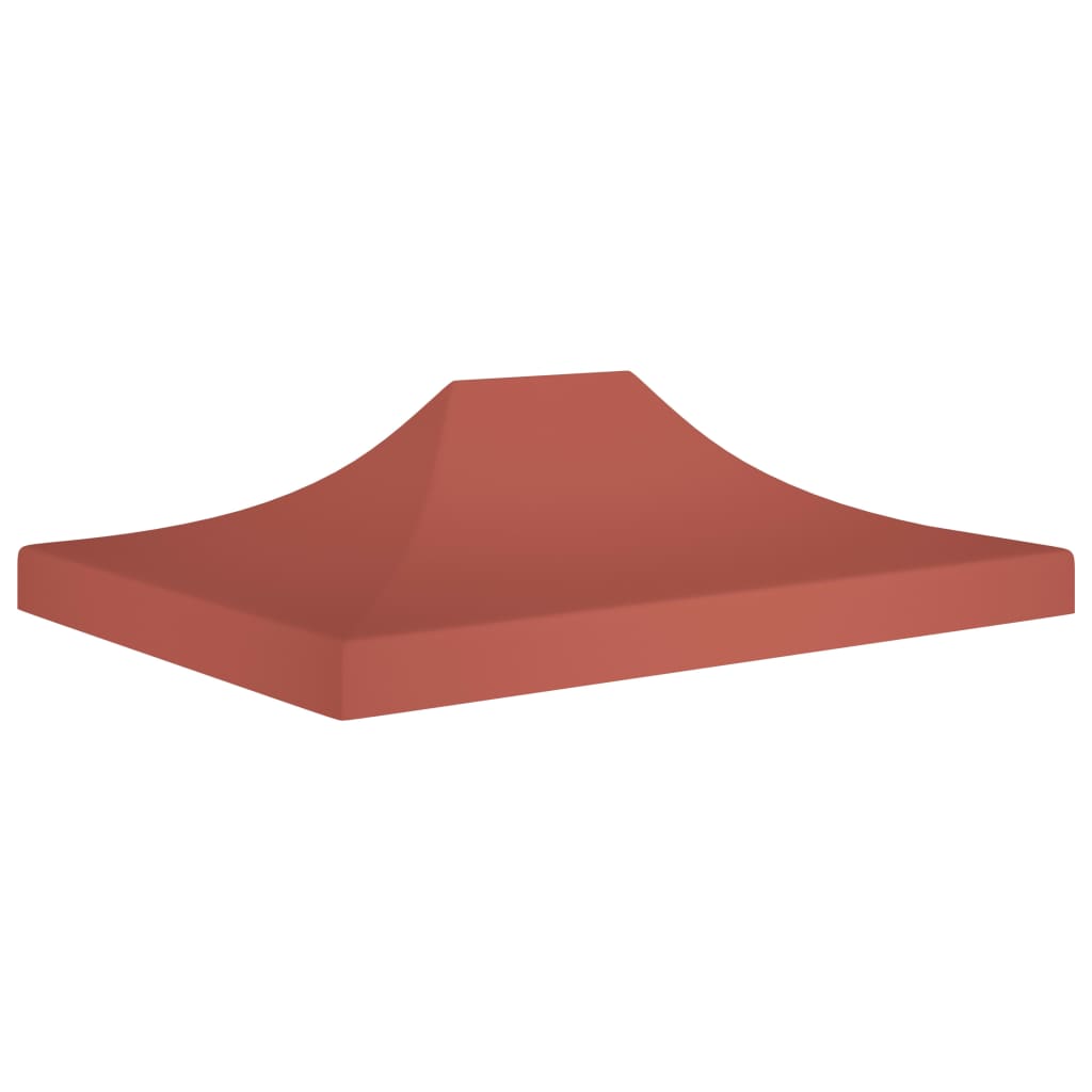 vidaXL Party Tent Roof 4x3 m Terracotta 270 g/må_