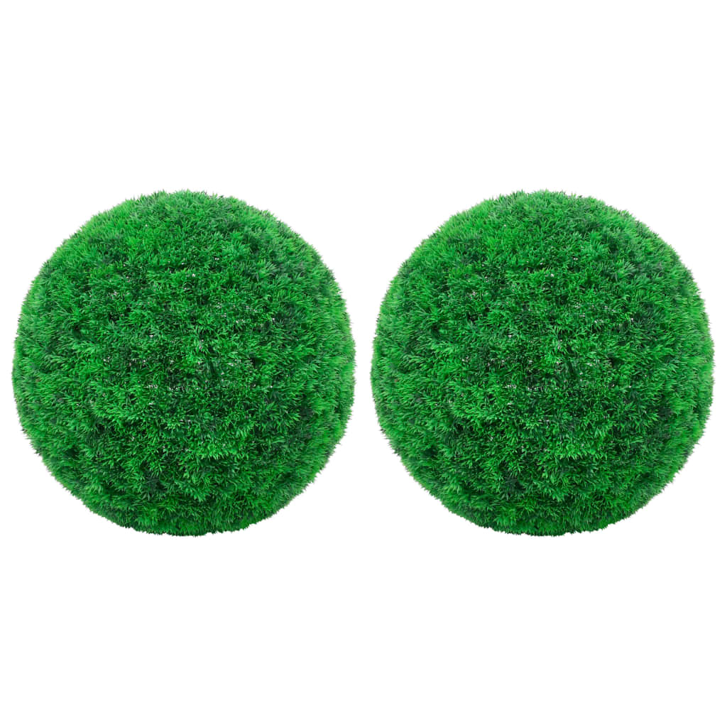 vidaXL Artificial Boxwood Balls 2 pcs 35 cm